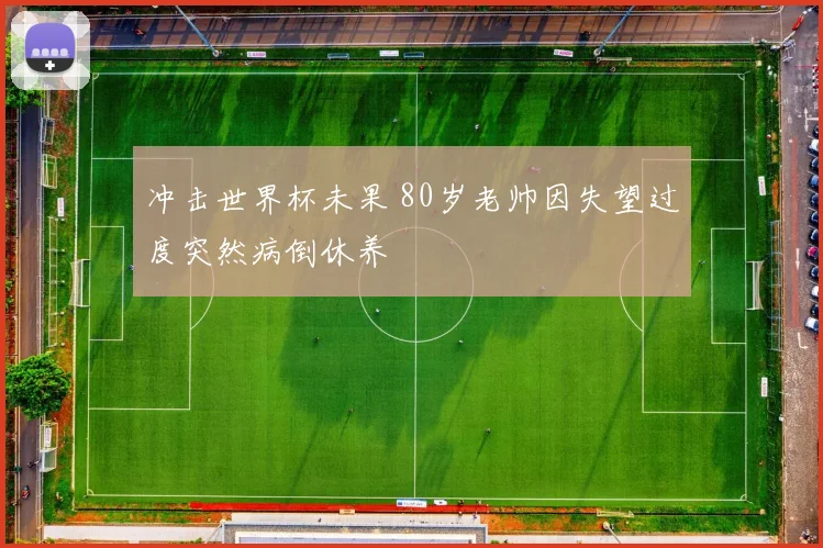 冲击世界杯未果 80岁老帅因失望过度突然病倒休养